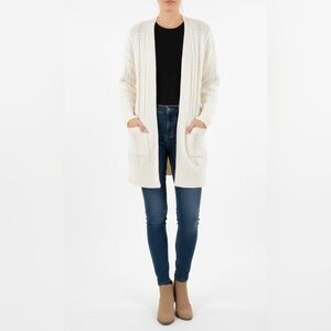 Pink Republic Women's Ivory Cardigan